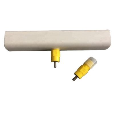 Broiler Nipple Poultry Feeder Drinker 38.8mm Automatic Nipple Drinker Chicken