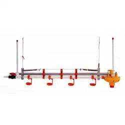 220V 50Hz Poultry Float Nipple Drinker For Broiler Chicken Red