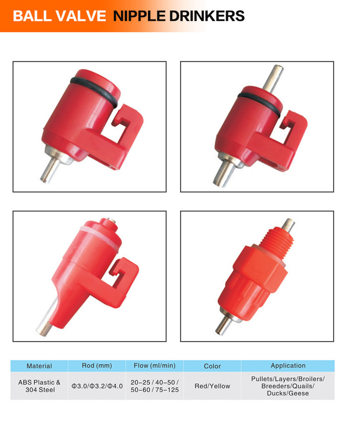 Fornecedor bebendo 8 do bebedor do bocal do sistema da galinha automática das aves domésticas